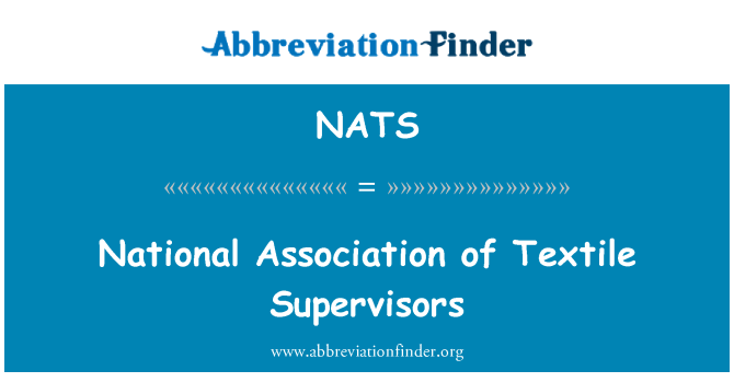 NATS: National Association tekstiili juhendajad