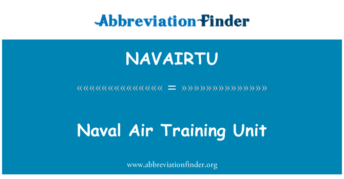 NAVAIRTU: Naval Air Training Unit