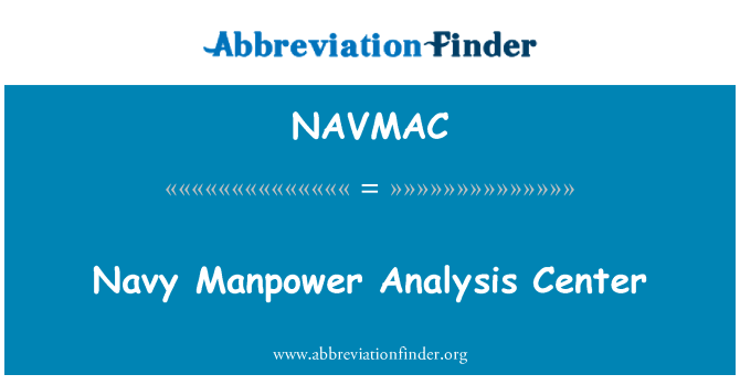 NAVMAC: नौसेना जनशक्ति विश्लेषण केंद्र