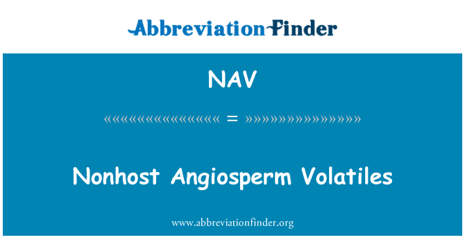 NAV: Nonhost Angiosperm gaistošo