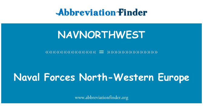NAVNORTHWEST: Ewropa tat-tramuntana-tal-punent ta ' l-forzi Navali