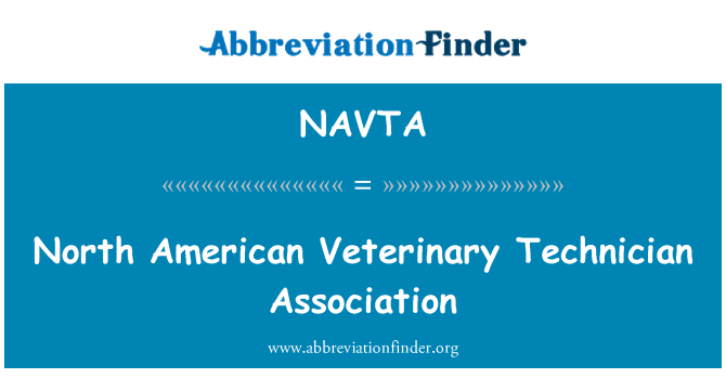NAVTA: Assoċjazzjoni ta ' Technician veterinarji Amerikani tat-tramuntana