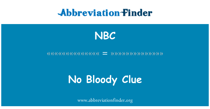 NBC: Verine aimugi