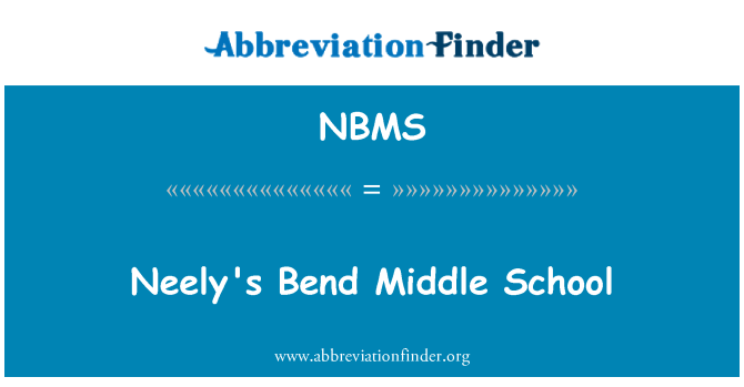 NBMS: Se neely lekòl mwayen Bend
