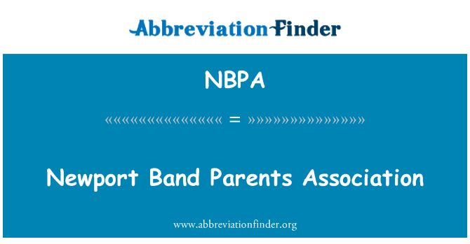 NBPA: Newport Band Parents Association