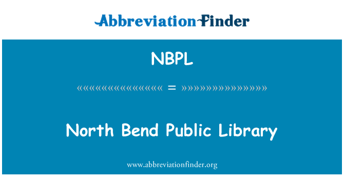 NBPL: North Bend publiskā bibliotēka