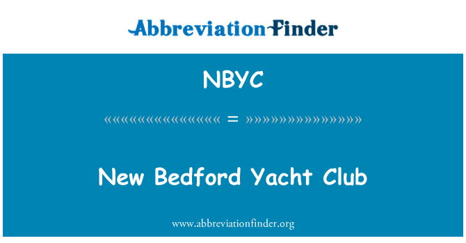 NBYC: New Bedford yatch Club