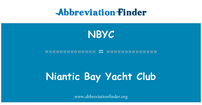 NBYC: Niantic Bay Yacht Club