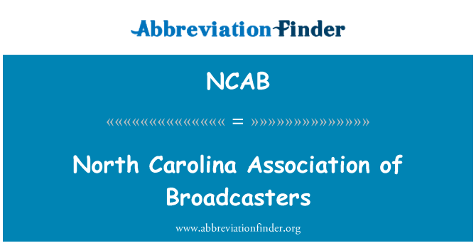 NCAB: 北卡罗莱纳州广播工作者协会