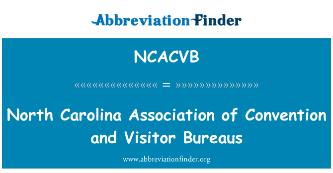 NCACVB: North Carolina Association Convention og besøkende byråer