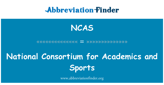 NCAS: Consorzio Nazionale per gli accademici e gli sport
