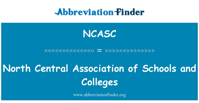 NCASC: North Central Association von Schulen und Hochschulen