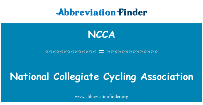 NCCA: Collegiate Vélo asosyasyon nasyonal