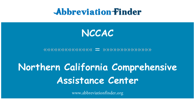 NCCAC: Północnej Kalifornii wszechstronnej pomocy centrum