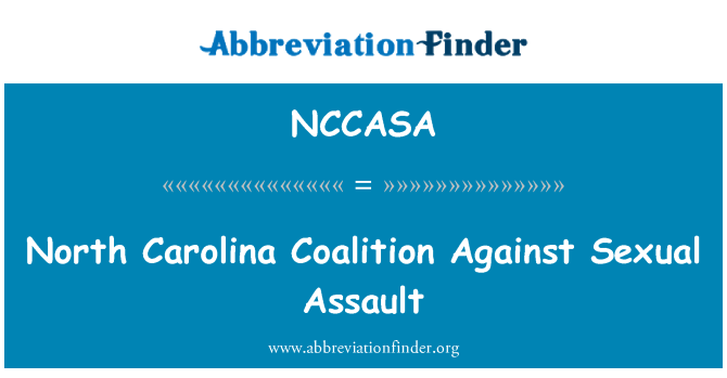 NCCASA: North Carolina Coalition Against Sexual Assault