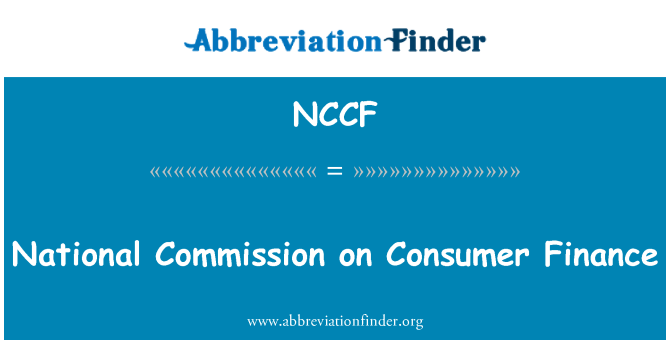 NCCF: Các ủy ban quốc gia về tài chính người tiêu dùng