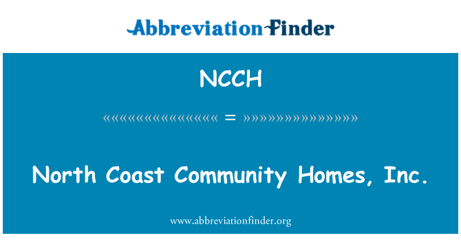 NCCH: 北海岸社區家園公司