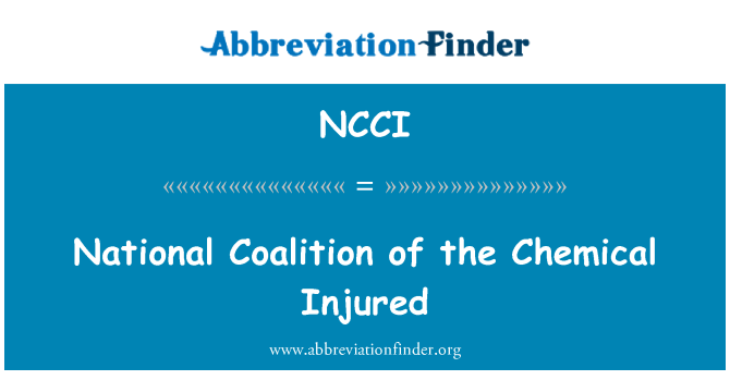 NCCI: Nasyonal kowalisyon de la chimik ki te blese