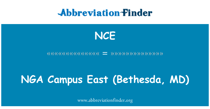 NCE: NGA Campus Ida (Bethesda, MD)