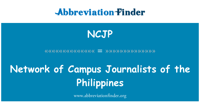 NCJP: Network of Campus Journalists of the Philippines