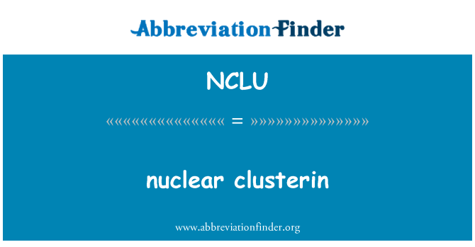 NCLU: tuuma clusterin