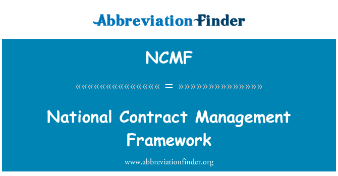 NCMF: -Gestion kontra nasyonal