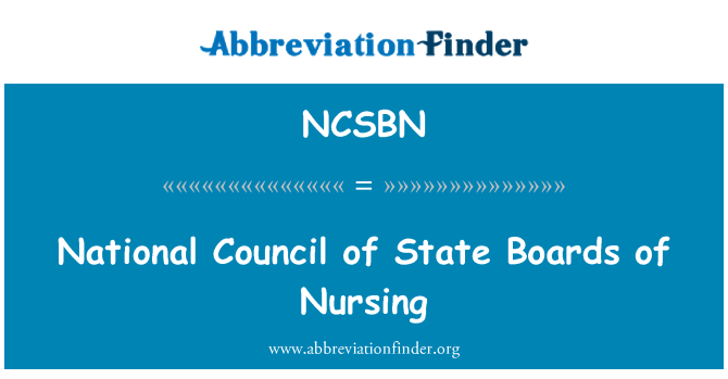 NCSBN: המועצה הלאומית של המדינה לוחות סיעוד