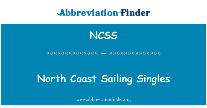 NCSS: North Coast Sailing Singles