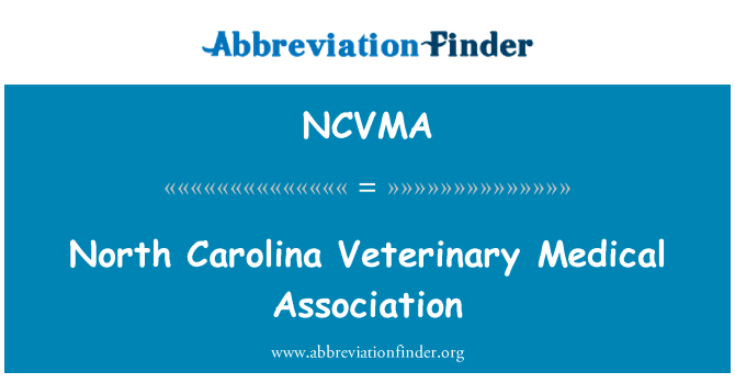 NCVMA: North Carolina Veterinary Medical Association