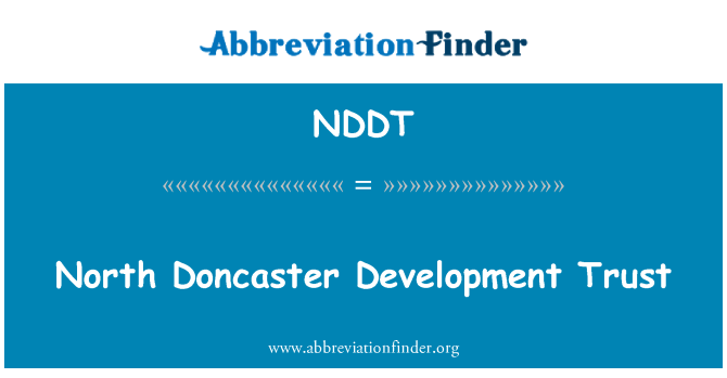 NDDT: North Doncaster Development Trust