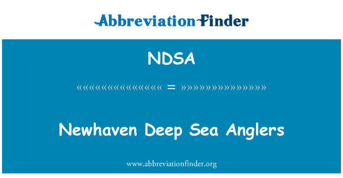 NDSA: Newhaven गहरे सागर Anglers