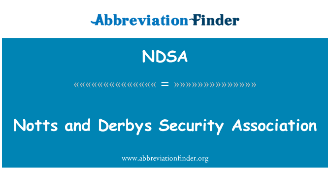 NDSA: 諾和 Derbys 安全協會