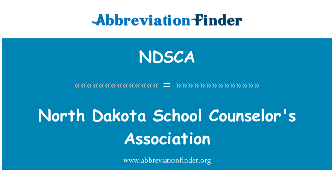NDSCA: 北達科塔州學校輔導員協會