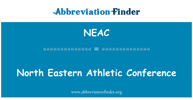 NEAC: Pati lès konferans atletik nò