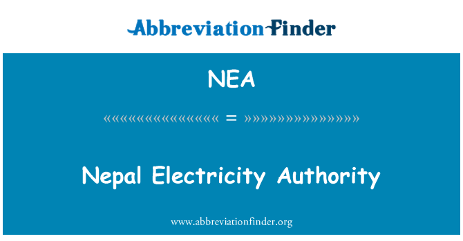 NEA: Nepal elektrodistribucijskoj upravi
