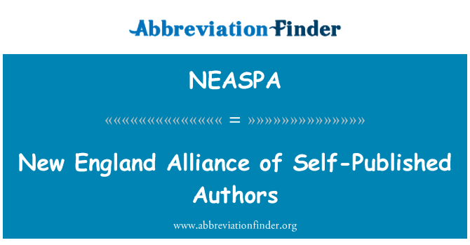 NEASPA: نیو انگلینڈ اتحاد خود شائع شدہ مصنفین
