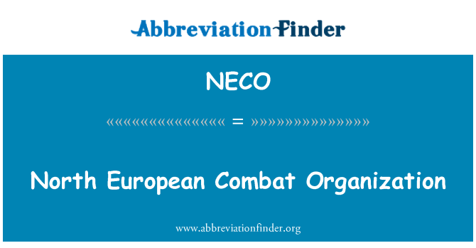 NECO: Северная Европейская боевая организация