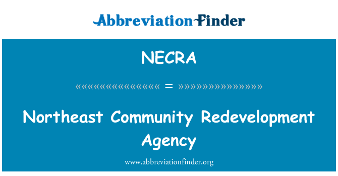 NECRA: Agence communautaire de réaménagement du nord-est