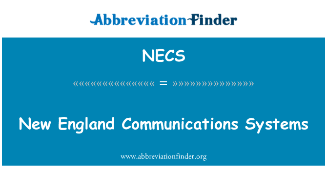 NECS: New England sakaru sistēmas
