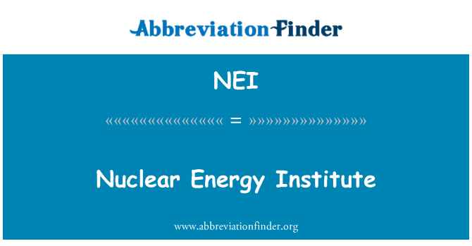 NEI: Tuumaenergeetika Instituut
