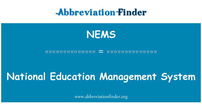NEMS: Sistèm Gestion edikasyon nasyonal
