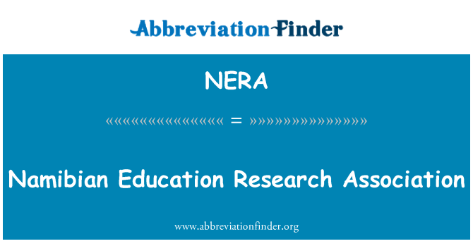 NERA: Namibian Education Research Association