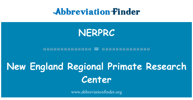 NERPRC: 新英國區域靈長類動物研究中心