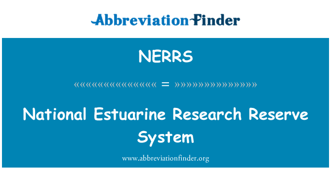 NERRS: Sistèm de rechèch Estuaire nasyonal