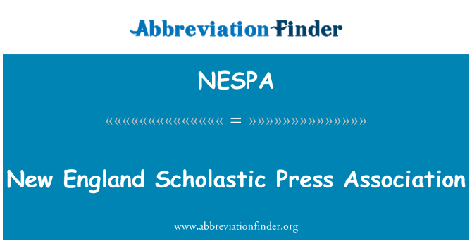 NESPA: New England koolitaseme Press Association
