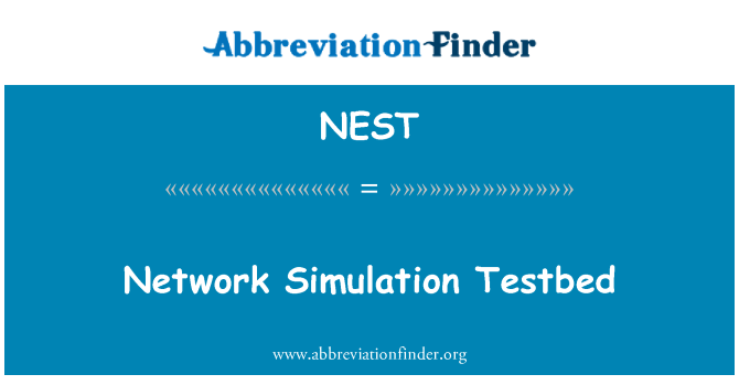 NEST: Verkon simulointi Testbed