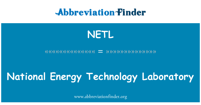NETL: Enèji nasyonal teknoloji laboratwa