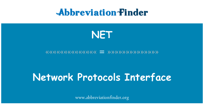 NET: Interfície de Protocols de xarxa