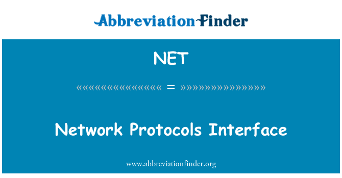 NET: Network Protocols Interface