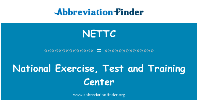 NETTC: Nationella motion, Test och Training Center